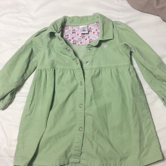 Old Navy light green corduroy dress size 2T - Picture 8 of 8